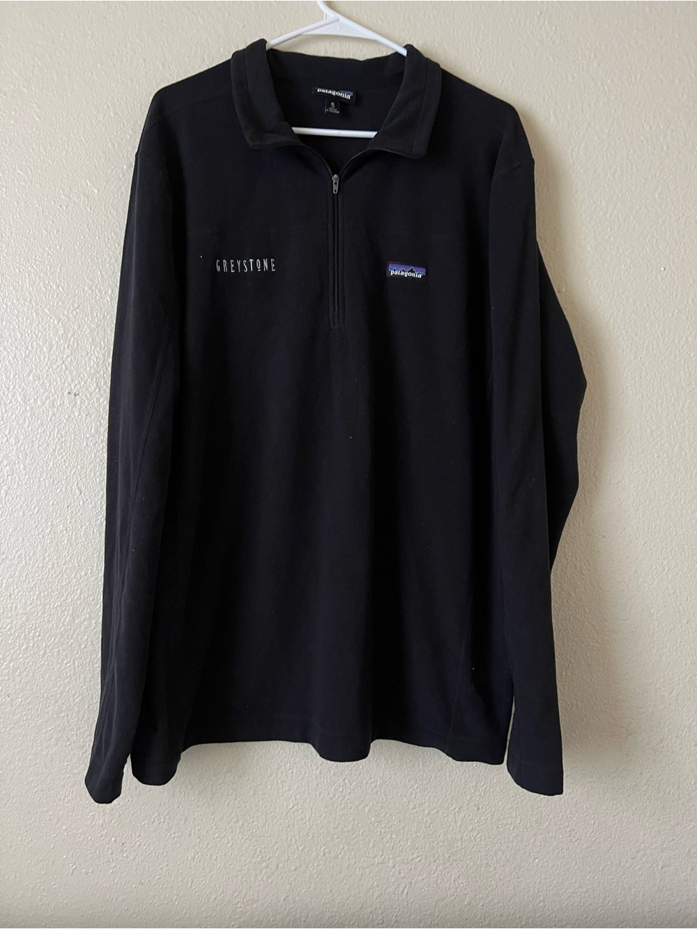 Patagonia Micro D 1/4 Zip Fleece Pullover | Black | Men's XL | Gorpcore